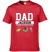 Father is Soldier - Personalized Military-Themed Clothing - Father's Day Gift
